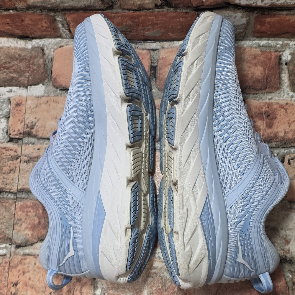 Women's Hoka One Bondi 7 Ice Water/white sz 10.5 - Picture 6 of 11